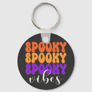 Chaveiro Retro Groovy Spooky Vibes Halloween