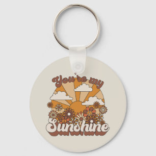 Chaveiro Retro Groovy   Você é meu Sol