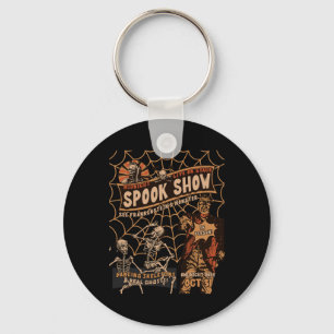 Chaveiro Retro Halloween Esqueleto Horror Monstro Meia-Noit