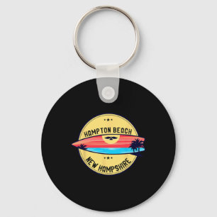 Chaveiro Retro Hampton Beach New Hampshire Praia Surf Me