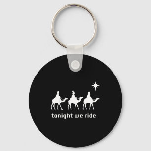 Chaveiro Retro Hoje à Noite Nós Cavalgamos Jesus Cristãos R
