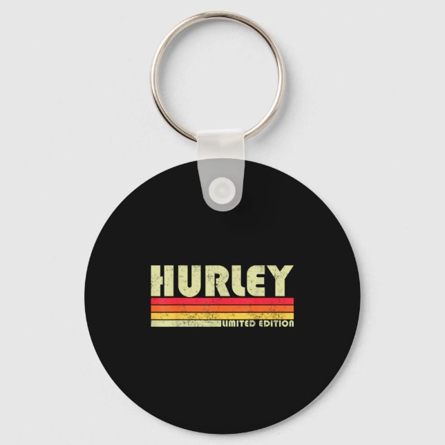 Chaveiro Retro Hurley Home State Cool 70s 80s Style Sunset  (Frente)