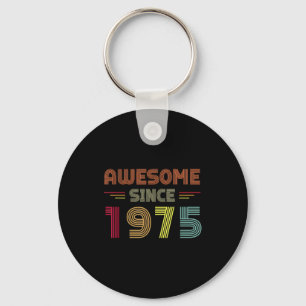 Chaveiro Retro Incrível Desde 1975 47º Aniversário Bday Nas
