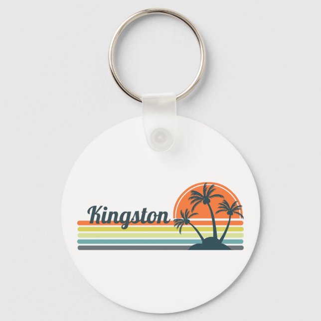 Chaveiro Retro Kingston Sunset (Frente)