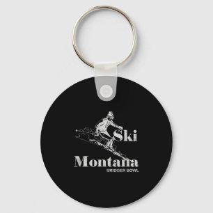 Chaveiro Retro Montana Bridger Bowl Skiing Tee