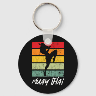 Chaveiro Retro Muay Thai Vintage Mma Arts Marcial Tailândia