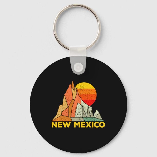 Chaveiro Retro New Mexico Gift For People From New Mexico L (Frente)