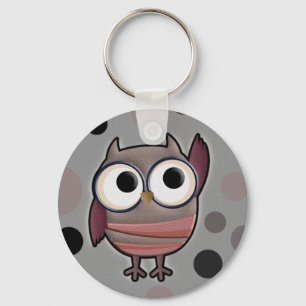 Chaveiro Retro Owl