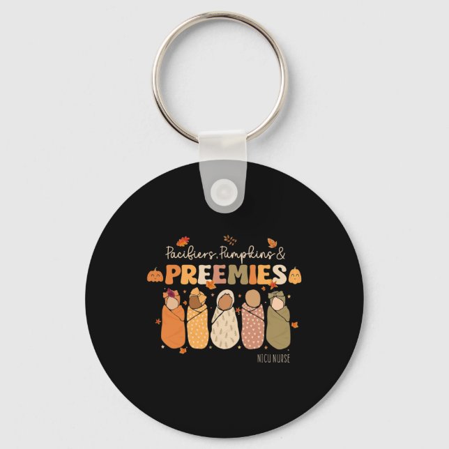 Chaveiro Retro Pacificadores Pumpkins Preemies Graças Nic (Frente)