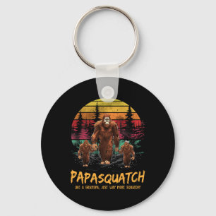 Chaveiro Retro Papá Esmagado Como Um Avô Engraçado Sa