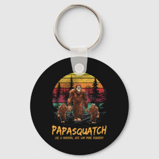 Chaveiro Retro Papá Esmagado Como Um Avô Engraçado Sa