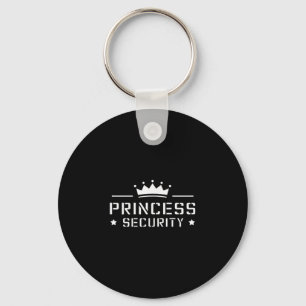 Chaveiro Retro Princess Security Boys Brother Pai de Aniver
