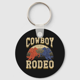 Chaveiro Retro Rodeo Texas Western Equestrian Horseback Rid