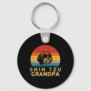 Chaveiro Retro Shih Tzu Avô Cachorro Pais Pais Pais D