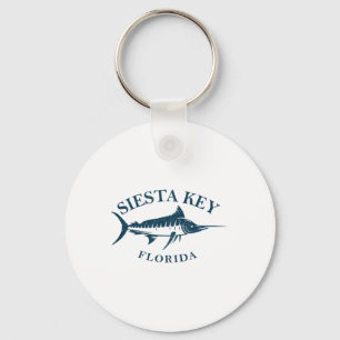 Chaveiro Retro Siesta Key Florida Vintage Barco de Pesca