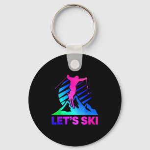 Chaveiro Retro Ski Vintage 80s 90s Fim de Esqui _4