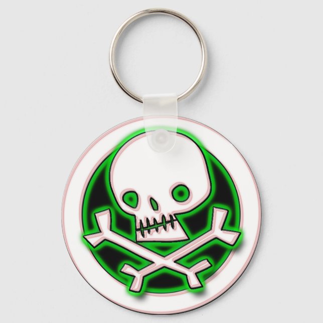 CHAVEIRO RETRO SKULL (Frente)
