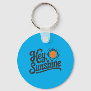 Chaveiro Retro Sunshine Sol Vibrações de Verão Gráficas