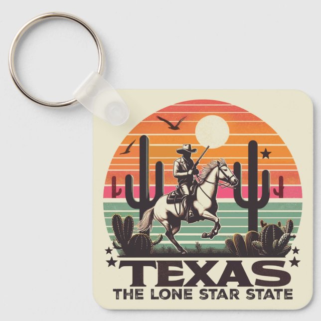 Chaveiro Retro Texas (Frente)