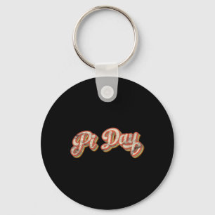 Chaveiro Retro Texto Pi-Day Oferta Vintage Professor de Mat