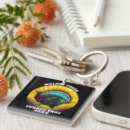 Chaveiro Retro Turkey Trot