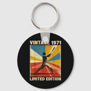 Chaveiro Retro Vintage 1971 Baseball Lover Limited Edition
