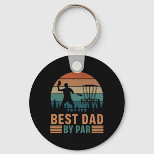 Chaveiro Retro Vintage Disco Golfe Pai - Melhor Pai Pelo Di