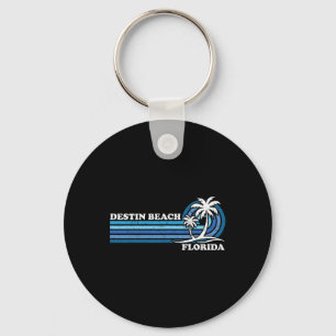 Chaveiro Retro Vintage Family Vacing Florida Destin Beach