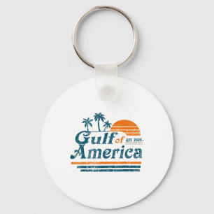 Chaveiro Retro Vintage Golfo Da América Do Norte 2025 Ameri