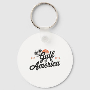 Chaveiro Retro Vintage Golfo Da América Do Norte 2025 Ameri