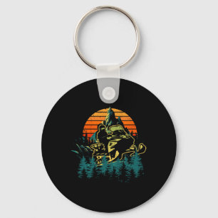 Chaveiro Retro Vintage Snowmobily Esportes de inverno Snowm