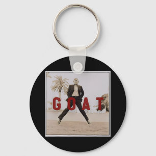 Chaveiro Retro Vintage Trump GOAT Dedo Médio Felon Presi