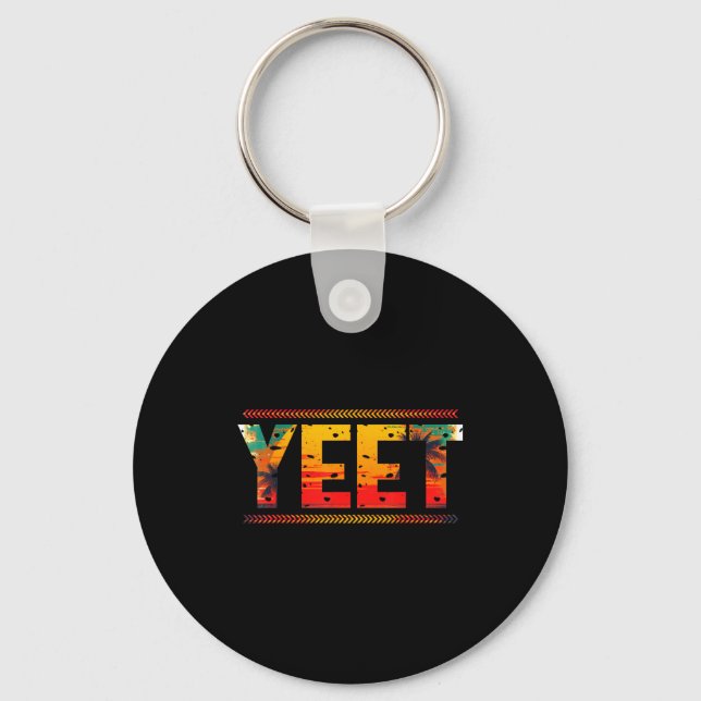Chaveiro Retro Yeet Funny Saying Quote Slang Men Women Suit (Frente)