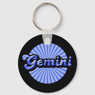 Chaveiro Retro Zodiac Gemini