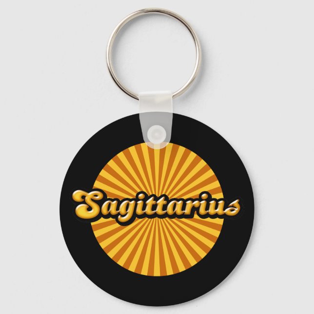 Chaveiro Retro Zodiac Sagittarius (Frente)