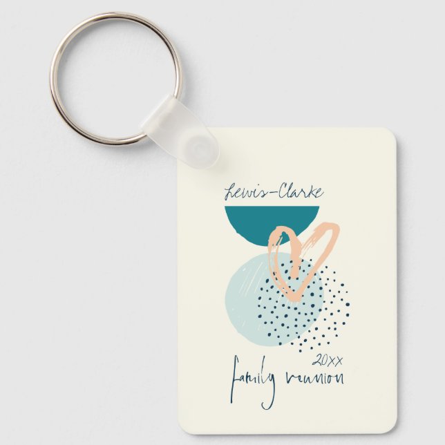 Chaveiro Reunião da família moderna (Frente)