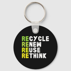 Chaveiro Reutilização de reciclares Renovar Repensar Crise