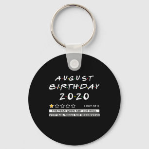 Chaveiro Revisão 2020 Agosto Aniversário Muito Ruim
