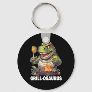 Chaveiro Rex Churrasco Dinossauro Engraçado Dia dos Pais Gr