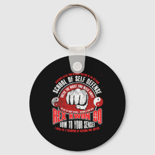 Chaveiro Rex Kwon Do Funny Karate Arts Retro