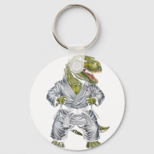 Chaveiro Rex Martial Arts Dinossaur Karate Jiu-jitsu Ninja