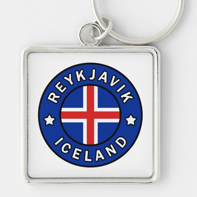 Chaveiro Reykjavik Islândia (Frente)