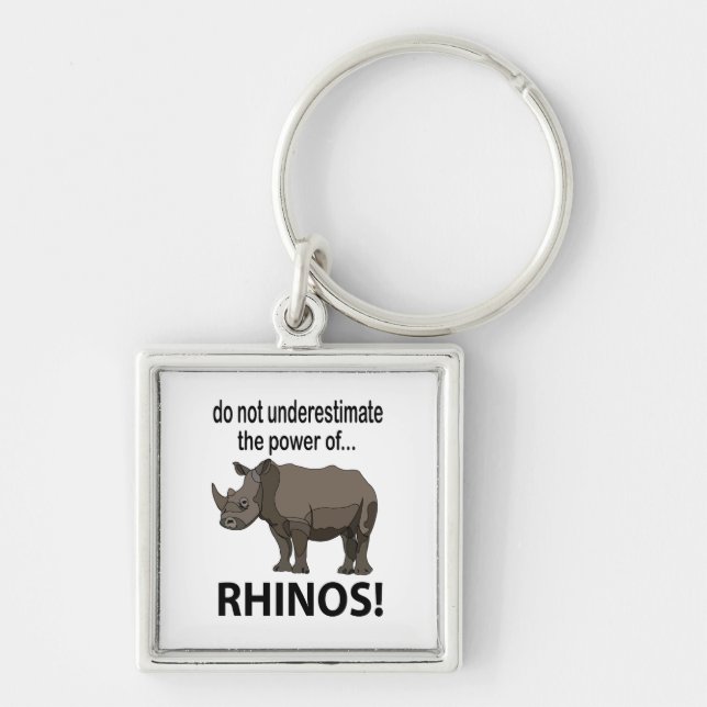 Chaveiro Rhinos Animal Funny Rhinos (Frente)