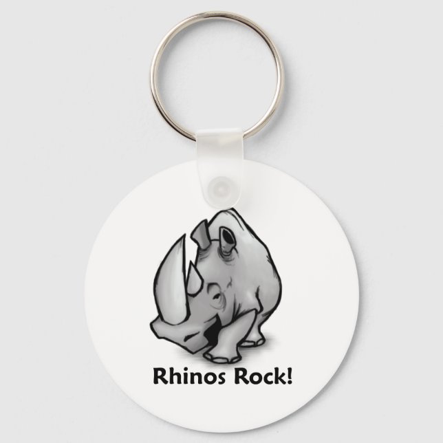 Chaveiro Rhinos Rock! (Frente)
