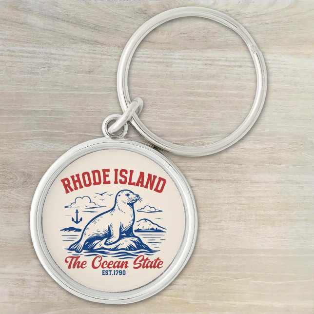Chaveiro Rhode Island Beach Vibes Gift Idea (Criador carregado)