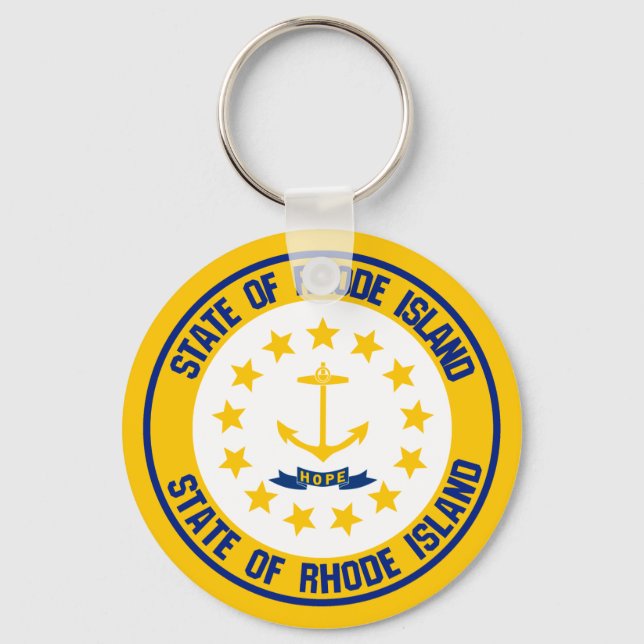 Chaveiro Rhode Island Round Emblem (Frente)