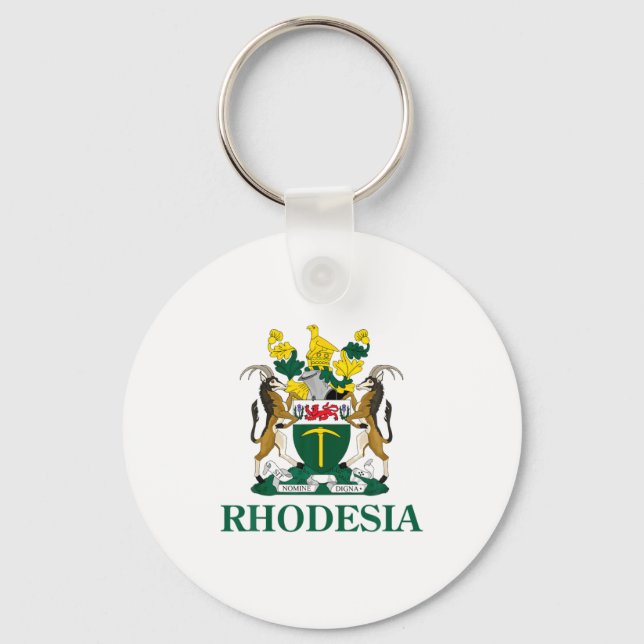 Chaveiro Rhodesia Coat Of Arms Zimbabwe Funny South Africa  (Frente)