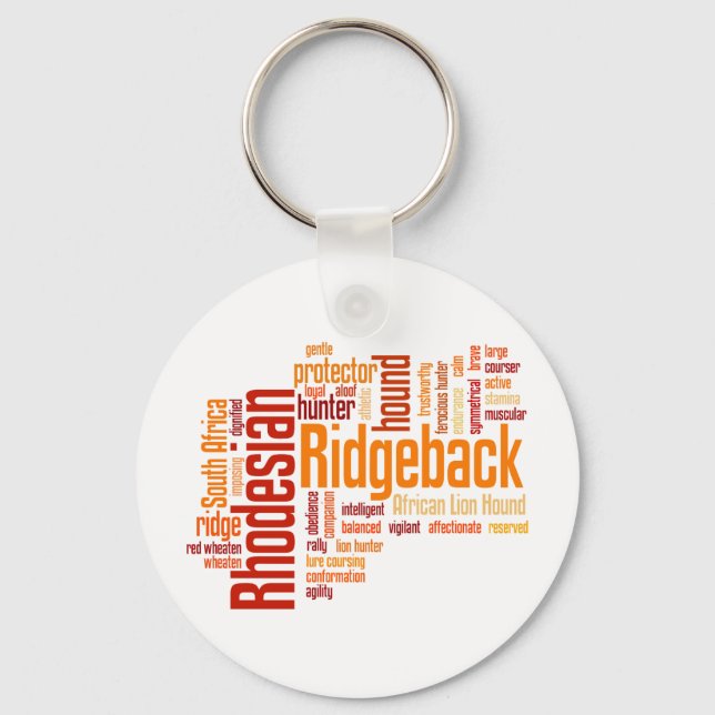 Chaveiro Rhodesian Ridgeback (Frente)