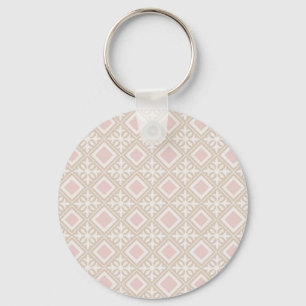 Chaveiro Rhombuses cor-de-rosa