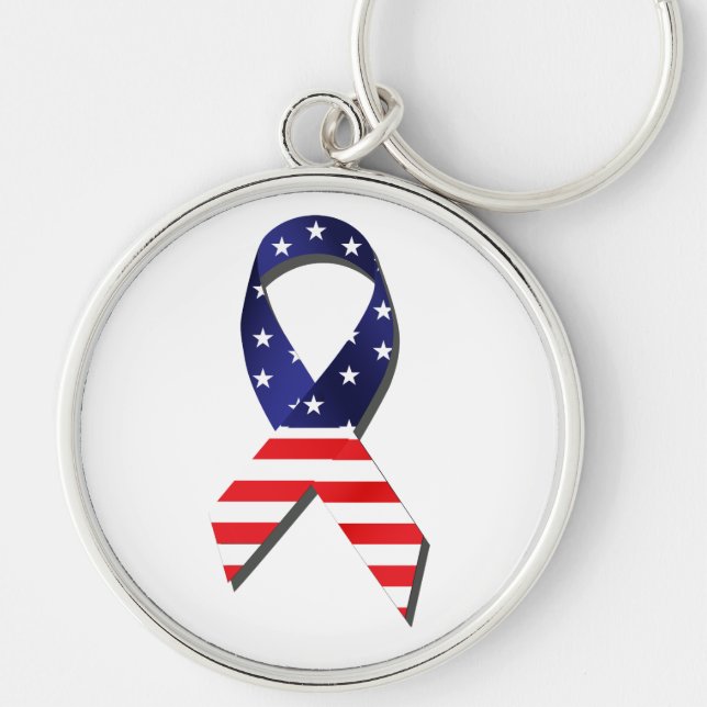 Chaveiro Ribbon EUA (Frente)